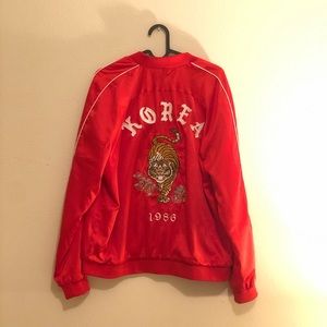 Forever 21 “Korea” Red Tracksuit Jacket (M)